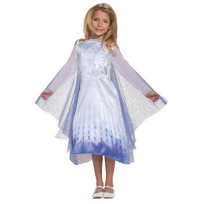 Disguise Girl's Frozen 2 Elsa S.E.A. Classic Costume- Size 5-6 - White