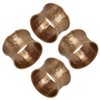 Saro Lifestyle Hammered Napkin Ring, Dark Gold (Set of 4) - 2 of 4