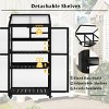 Wooden Storage Sheds,Greenhouses Near Me,Greenhouse With Wheels And Adjustable Shelves,Furniture Indoor,Outdoor Furniture -Maison Boucle - 3 of 4