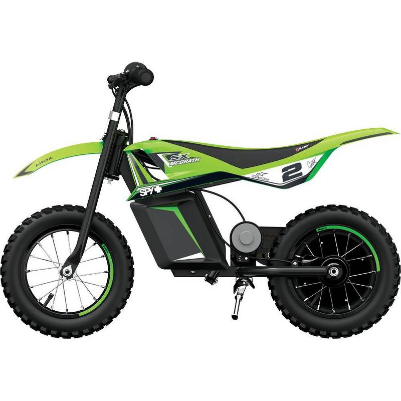 Razor SX125 12V(100W) McGrath Dirt Electric Bike - Green, 3 of 10