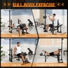 6-In-1 Foldable Weight Bench with Leg Extension & Preacher Curl, Adjustable Bench Press Station for Home Gym, 900LB Capacity, for  Barbell Workouts - 4 of 4