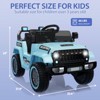 Kids Ride On Truck Car, 12V Battery Powered Electric Vehicles Toy w/Parent Remote Control, Spring Suspension, 3 Speeds - 2 of 4