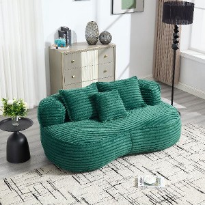 CAVINAS Bean Bag Chair for Adults and Kids, Durable Comfort Lounger High Back Bean Bag Sofa, Indoor & Outdoor - 1 of 4