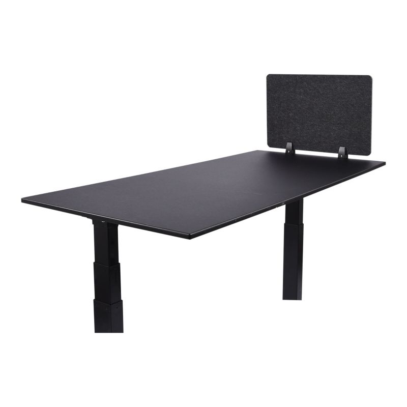 Stand Up Desk Store ReFocus Raw Clamp-On Acoustic Desk Divider Mounted Privacy Panel to Reduce Noise and Visual Distractions, 2 of 5