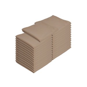Arkwright Spun Polyester Dinner Napkins (25 Pack), 20x20 in., Solid Color Options - 1 of 4