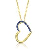Guili 14K Gold Plated Necklace with a Sparkling Cubic Zirconia Heart Pendant for an Elegant, Timeless Touch of Luxury - 3 of 3