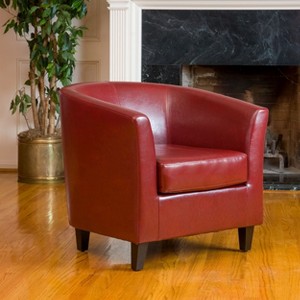 Christopher Knight Home Preston Contemporary Tub Shaped Upholstered Club Chair - 1 of 4