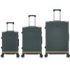 Coolife Luggage set PC+aluminum 20/24/28 inch three models set, stylish aluminum frame password lock luggage - 2 of 4