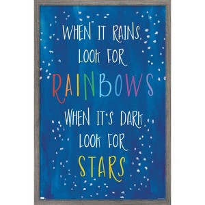 Trends International Erin Clark - Rain-Stars Framed Wall Poster Prints - 1 of 4