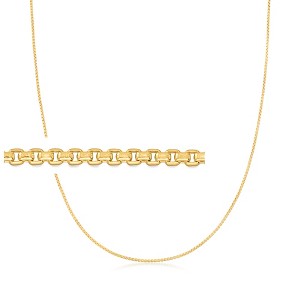 Pure Collection by Ross-Simons 14kt Yellow Gold Round Box Chain Necklace - 1 of 4