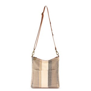 SAKROOTS Women's Lucia  Crossbody, Tobacco Batik World Woven - 1 of 3