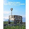 Litheli 20V 4Amp Electric Fold Camping Wagon With Telescoping Handle Outdoor Power Tool Set: No Assembly, Rechargeable, Includes Charger - 3 of 4