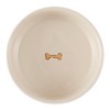 Bone Dry Ceramic Pet Bowl Set Eat/Drink, 2 Piece, Terrazzo, Medium - 4 of 4