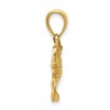 Black Bow Jewelry 14k Yellow Gold Largemouth Bass Pendant - 2 of 4