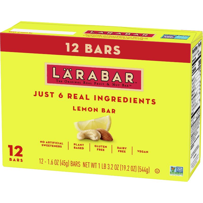 Larabar Lemon Bar Protein Bar - 19.2oz/12ct, 3 of 7