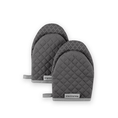 Kitchenaid 2pk Cotton Asteroid Mini Oven Mitts : Target