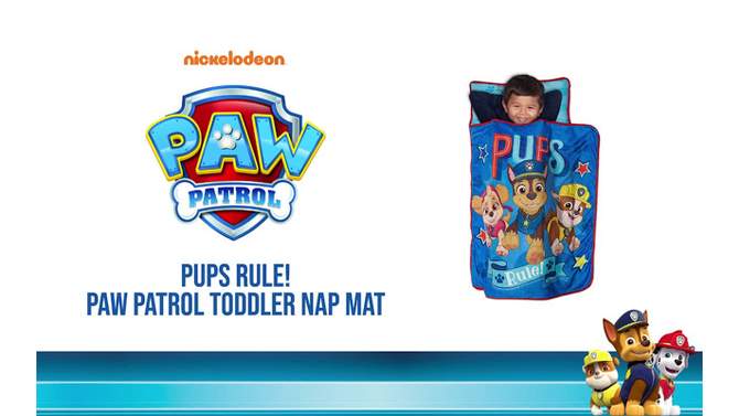 PAW Patrol Toddler Nap Pad, 2 of 12, play video
