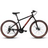 Gulches 700C Hybrid/Road Bike, High Carbon Steel Frame,7-Speed, Brown Edge Tires, Dual Disc Brakes, 85% Pre-Assembled and Tools - 2 of 4