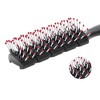 Unique Bargains Vented Hair Brush with Ball-Tipped Bristles Black White 1 Pc - 3 of 4