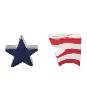 C&F Home Freedom Flag July Fourth Salt & Pepper Shaker Set - 1 of 4