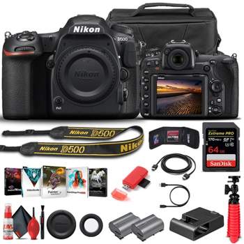 Nikon D500 DSLR Camera Body Only 1559  - Basic Bundle