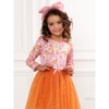 Fall Fun Pumpkin Glitter Tutu Dress Mia Belle Girls - 4 of 4