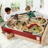 Tiny Land® 1920 Railway Adventure Train Table, 100-Piece Wooden Train Playset - 2 of 4