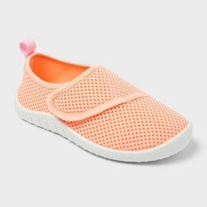 Toddler Girls' Teddy Slip-On Water Shoes - Cat & Jack™ Coral Pink - 1 of 4