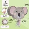 Blue Panda Koala Pinata - Pull String Animal Pinata, Koala, Animal, Jungle Theme Birthday Party Decorations (Small, 16.5x10x3 In) - 4 of 4