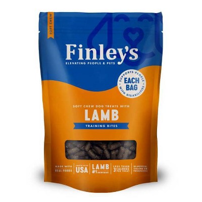 Finley's All Natural Lamb Flavor Soft & Chewy Training Bite Dog Treat - 5oz
