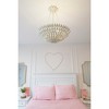 Crystorama Lighting Broche 6 - Light Chandelier in  Matte White - 2 of 4
