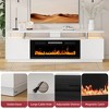 Fireplace TV Stand for 80 Inch TV, 70” Entertainment Center with 36” Electric Fireplace - 3 of 4
