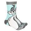 Looney Tunes Bugs Bunny Crew Socks Character Knit Hosiery - 4 of 4