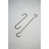 Set of Twelve Long Wire S-Hooks 12"L, Gray Gunmetal Metal By Kalalou - 3 of 3
