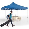 10x10' Pop Up Canopy, Heavy Duty Instant Tent with Wheeled Carry Bag, Portable Commercial Sun Shelter for Patio, Backyard, Bench, Garden - 4 of 4