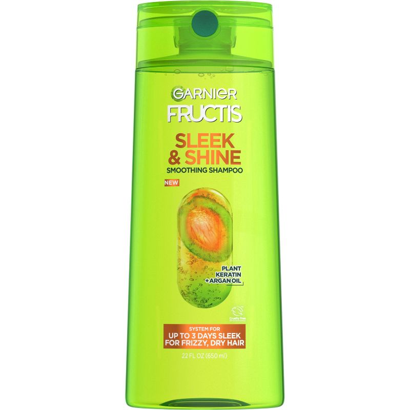 Garnier Fructis Sleek & Shine Fortifying Shampoo for Frizzy Hair, 1 of 6