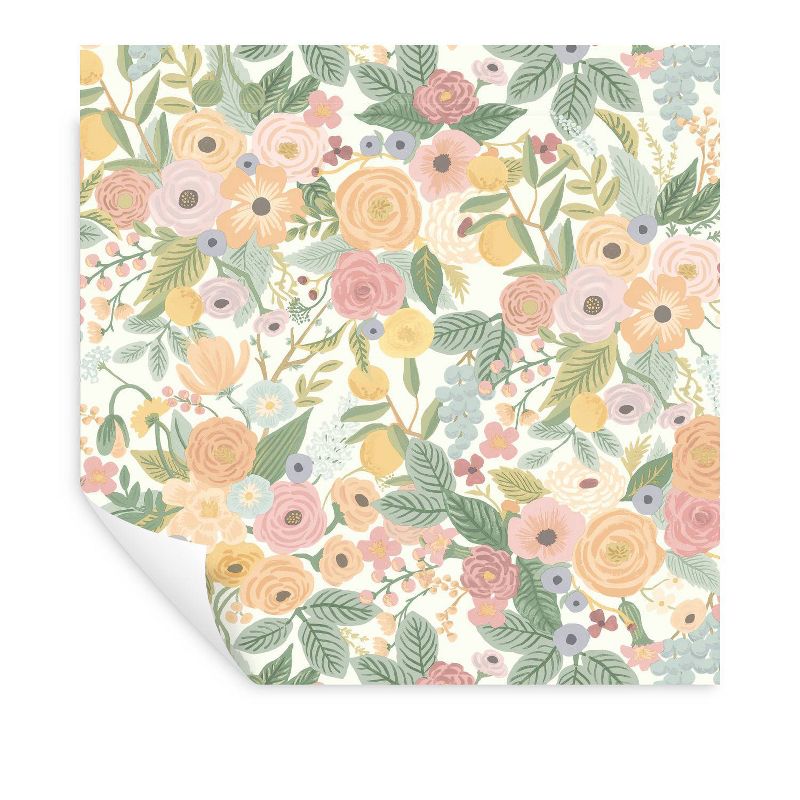 Rifle Paper Co. Garden Party Peel and Stick Wallpaper Pastel Multi, 5 of 7