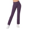 Women's High Waisted Workout Leggings with Zipper Pockets Athletic Yoga Pants Lounge Casual - 2 of 4