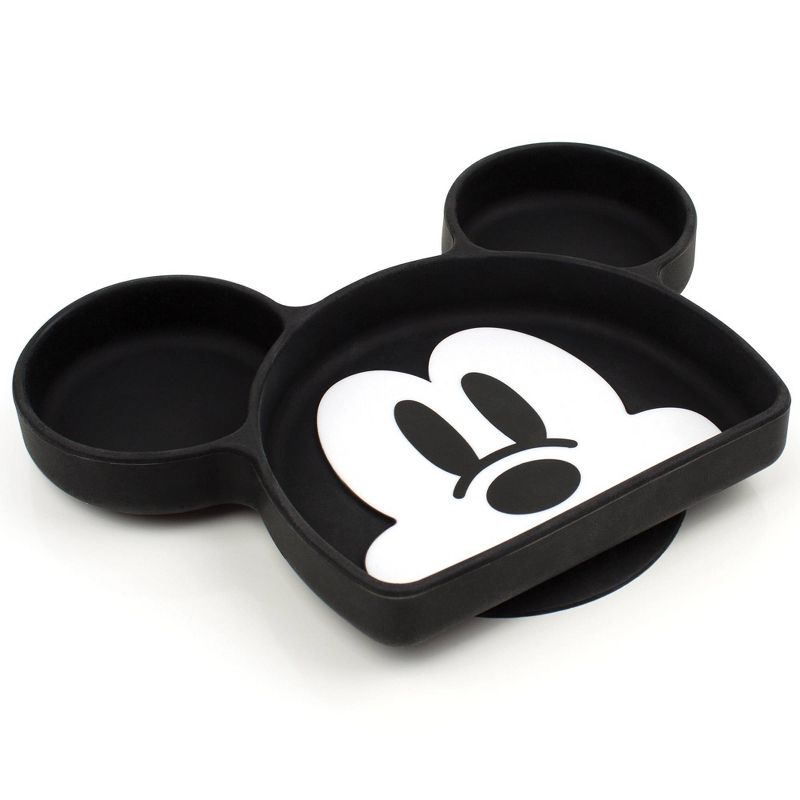 Bumkins Silicone Grip Dish - Mickey Mouse, 1 of 7