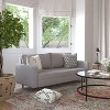 Flash Furniture Hudson Mid-Century Modern Sofa with Tufted Upholstery & Solid Wood Legs - 4 of 4