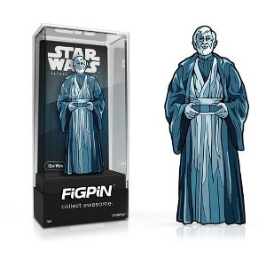 Figpin - FiGPiN - Star Wars: Return of the Jedi - Obi-Wan Kenobi Glow in the Dark Enamel Pin (1563) - 1 of 4