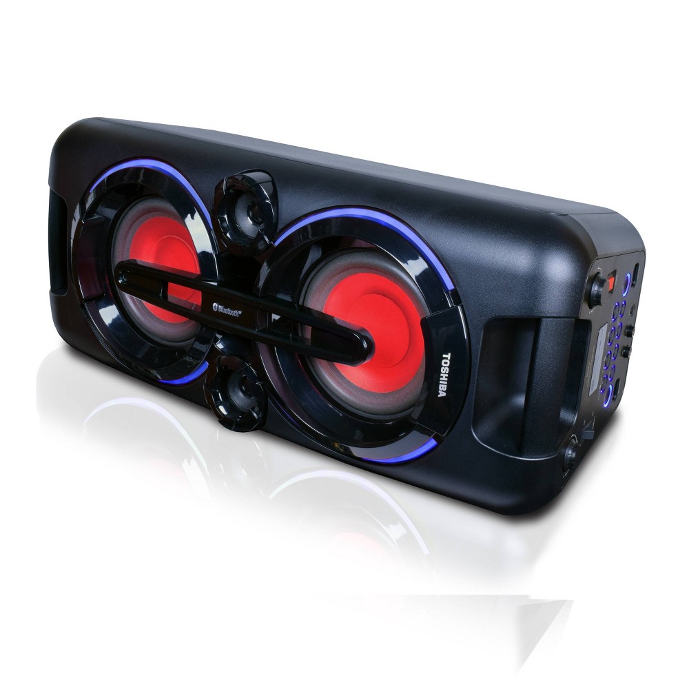 UPC 818723020041 product image for Toshiba Rechargeable Bluetooth Streaming Indoor/Outdoor Party Speaker System wit | upcitemdb.com