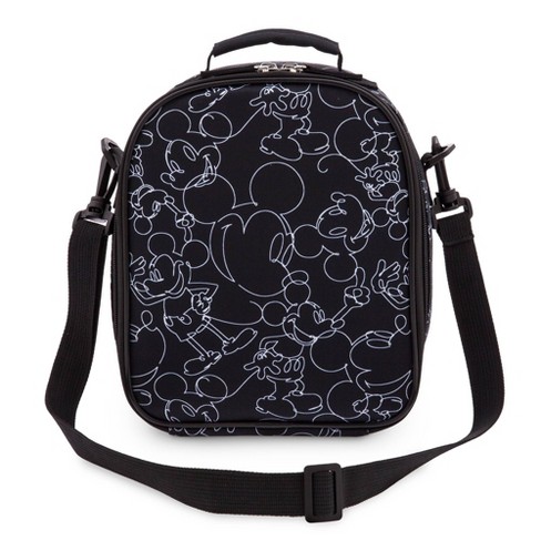 Mickey Double Zip Crossbody in Grey