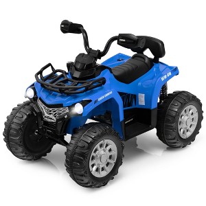 Costway 12V Kids Ride On ATV Electric 4-Wheeler Quad 2 Speeds with Mp3 & Headlights - 1 of 4