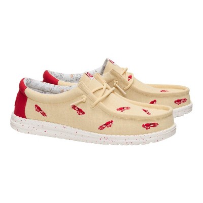 HEYDUDE Men Wally Embroidered Crawfish , Boulder Tan/Multi, M11 — фото 2
