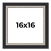 PosterPalooza | Square Embellished Black Picture Frame - UV Acrylic, Foam Board Backing, Hanging Hardware - 2 of 4