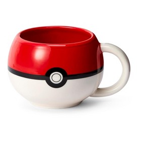 Just Funky Pokemon Pokeball Molded Ceramic Coffee Mug - 1 of 4