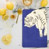 Emanuela Carratoni Painted Tiger Cutting Board Rectangle -Deny Designs - image 2 of 3