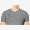 X RAY Men's Basic Henley Neck Short Sleeve T-Shirt - 3 of 3