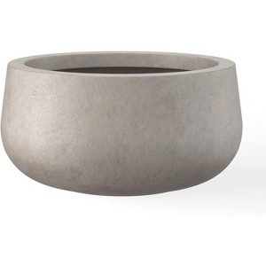 Rosemead Home & Garden Concrete Outdoor Planter Pot Beige 20"x20"x10" - 1 of 3